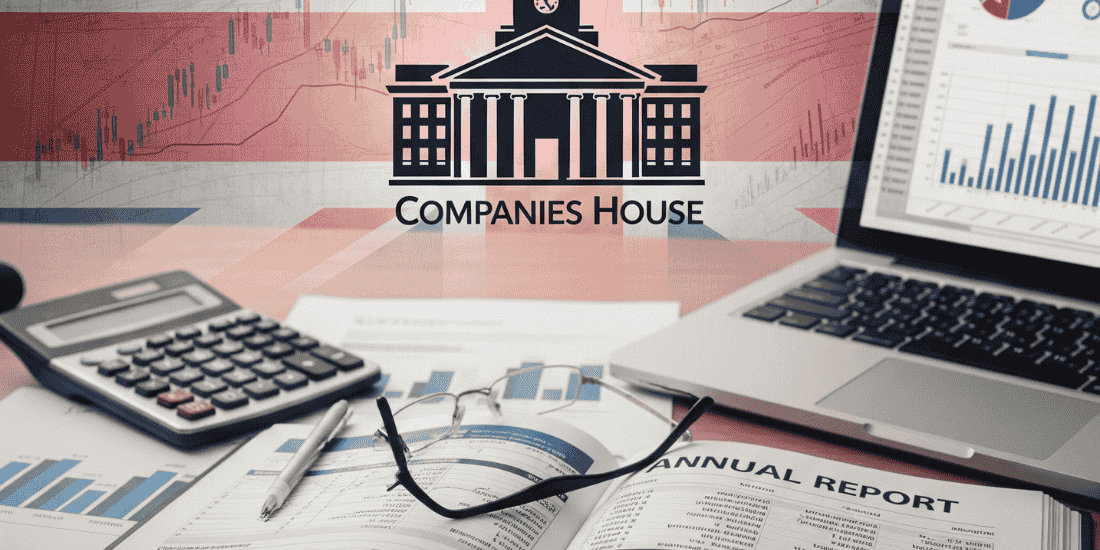 Image of annual accounts prepared for Companies House, showcasing a company's financial statements & disclosures.